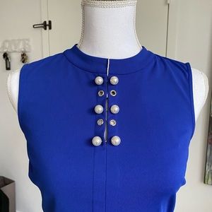 NWT Marciano Top with Pearl Details Size XS